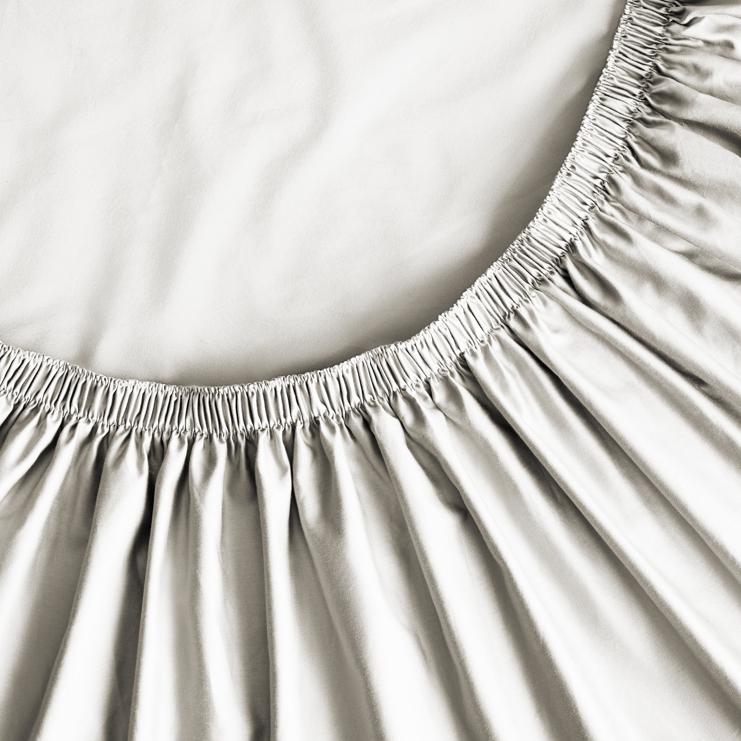 4-Piece 600 Thread Count White Egyptian Cotton Adult Bed Sheet Set, King - Deep Pocket - Image 5